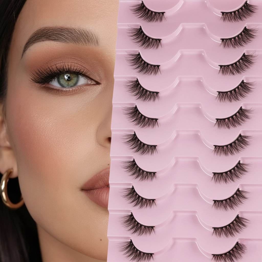 Half Thick Natural Cat Eyelashes