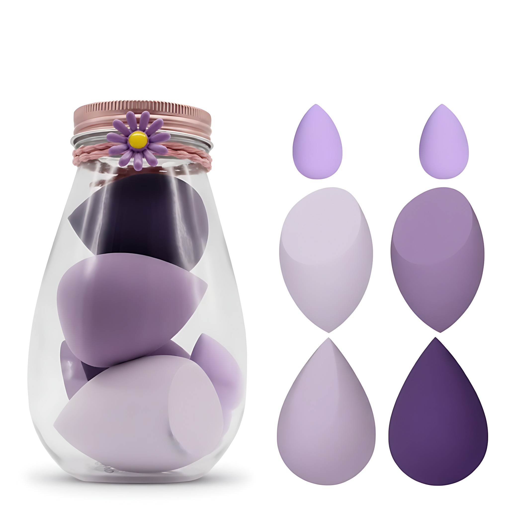 6 Water Drop Sponges