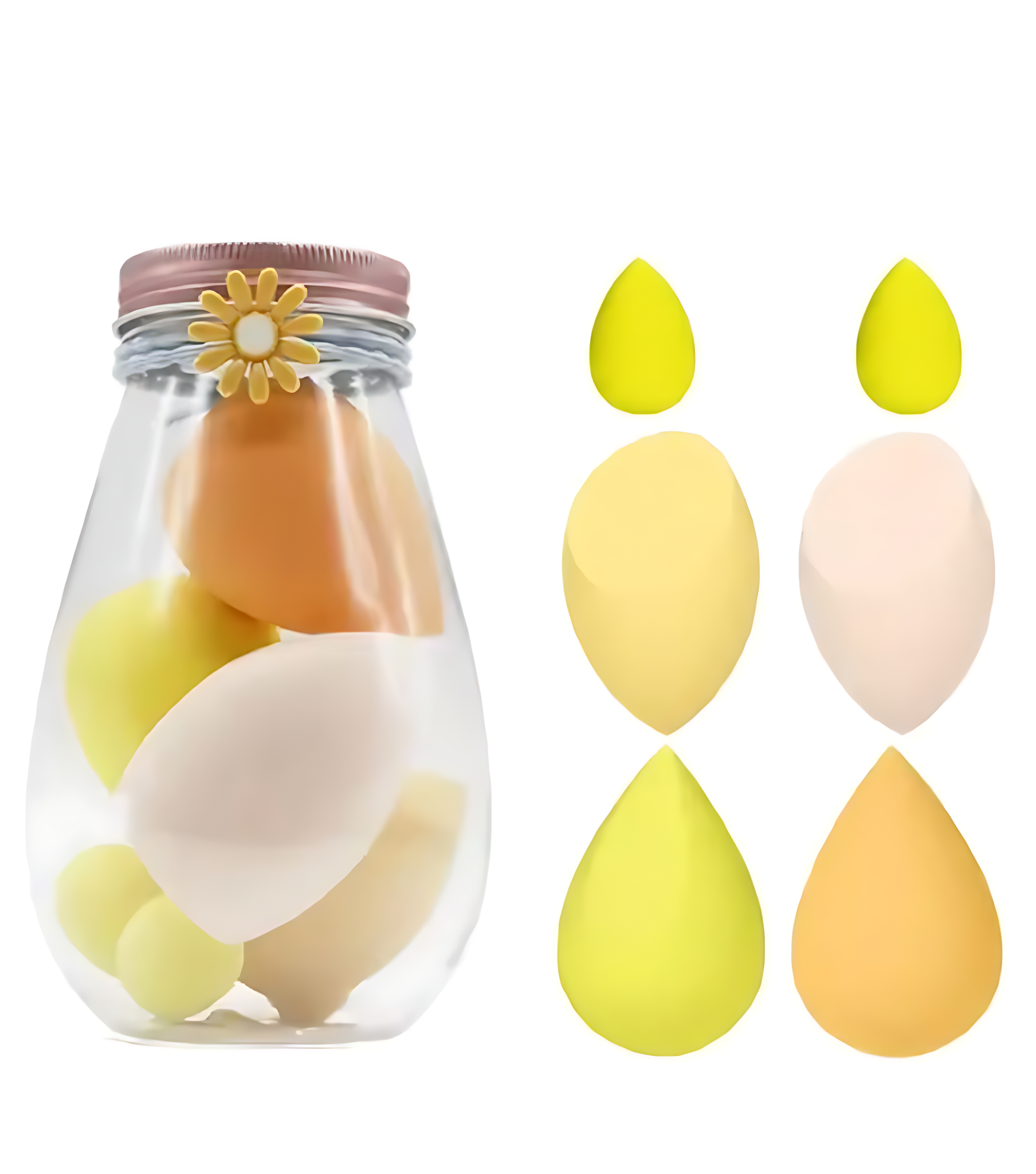 6 Water Drop Sponges