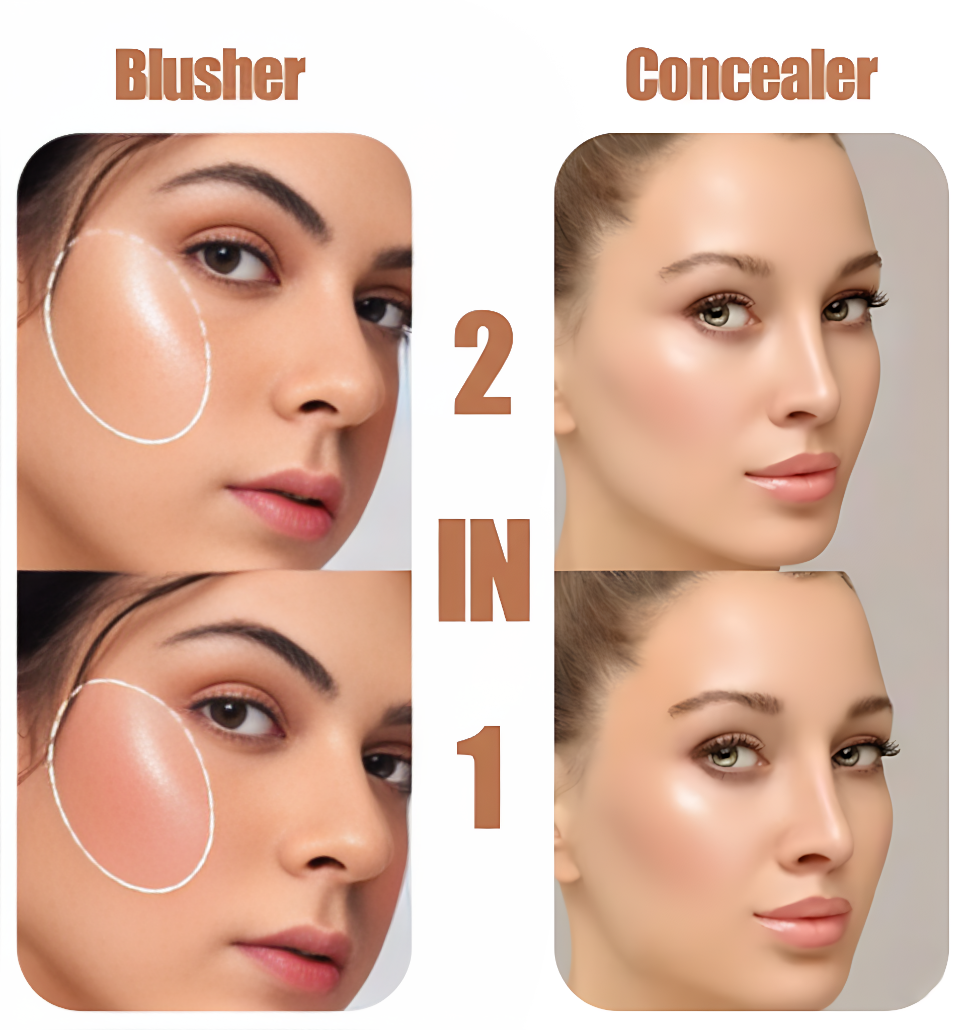 12-Color Concealer Set, Portable Makeup