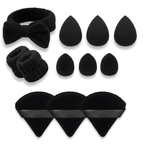 9Pcs Sponge With Headband Wristband