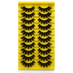 10 Pairs Fluffy 3D False Lashes