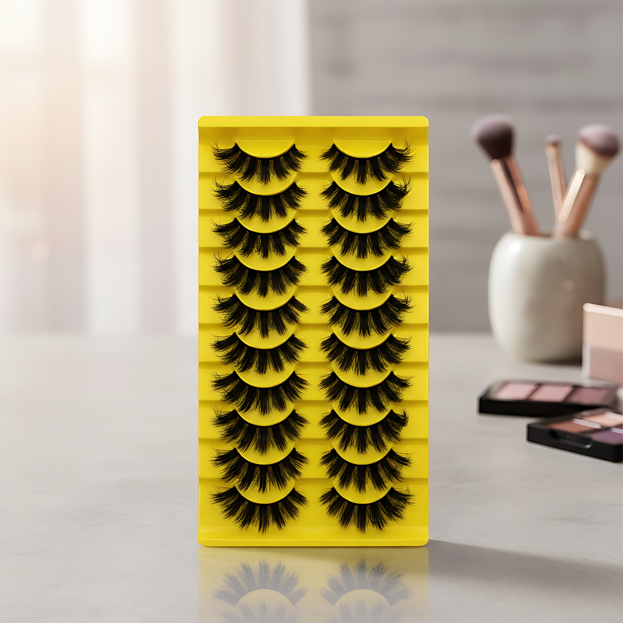 10 Pairs Fluffy 3D False Lashes