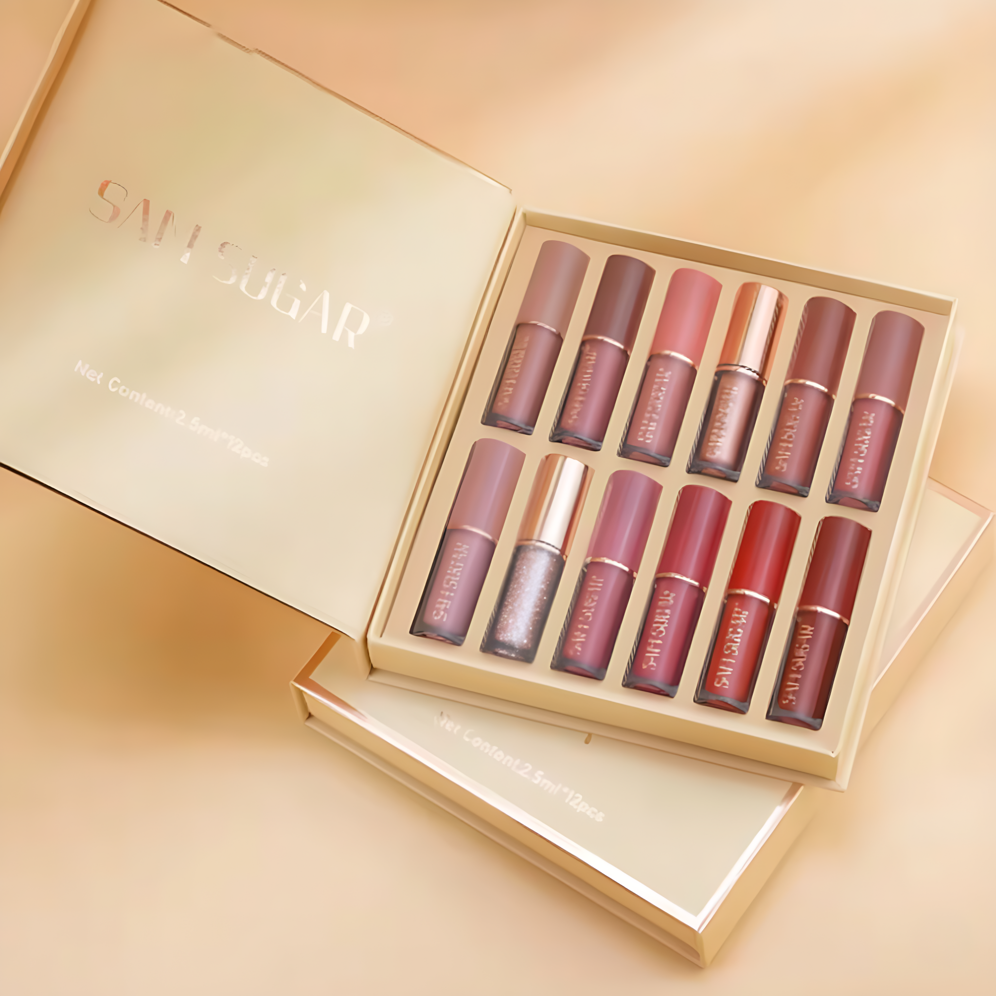 12-color matte lip set
