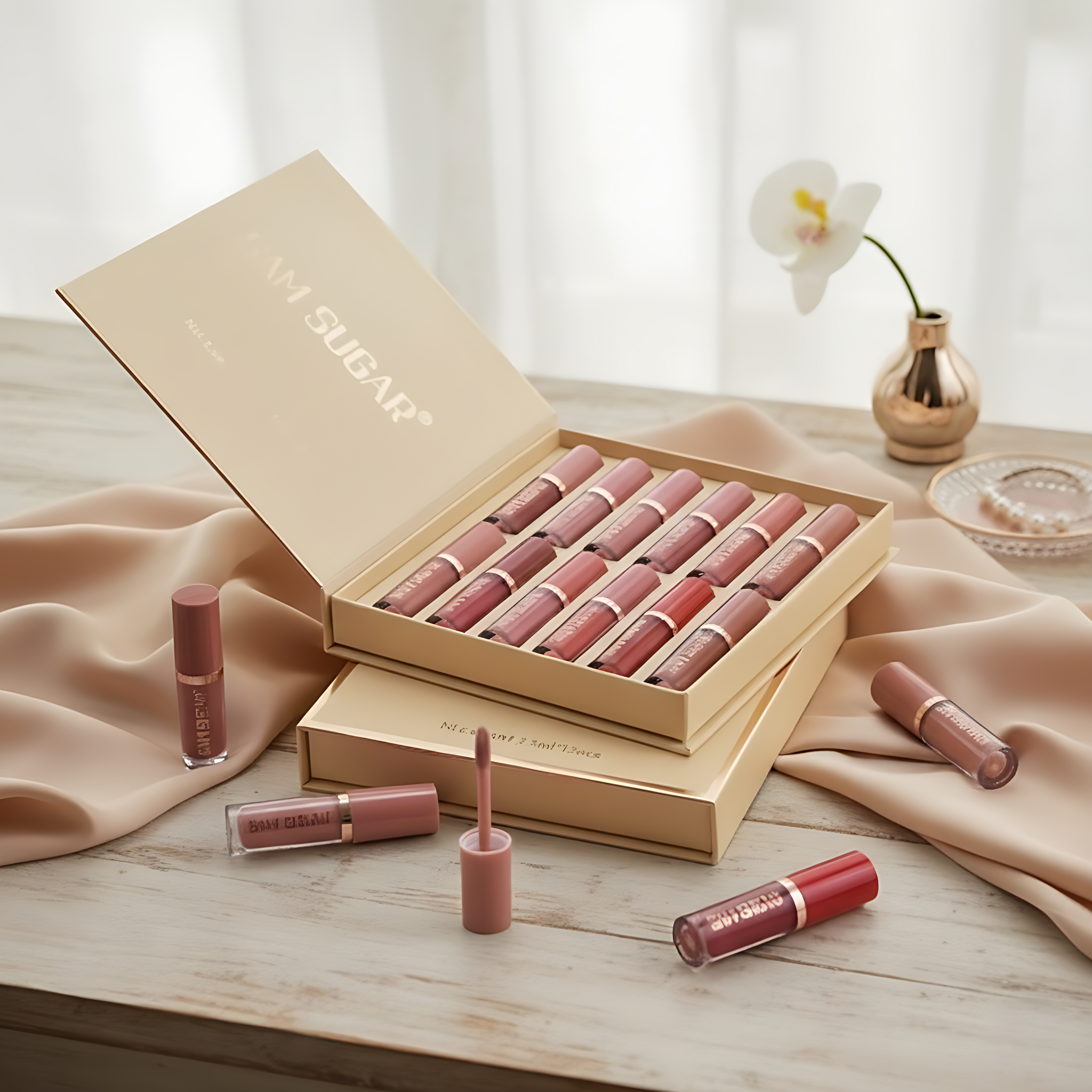 12-color matte lip set