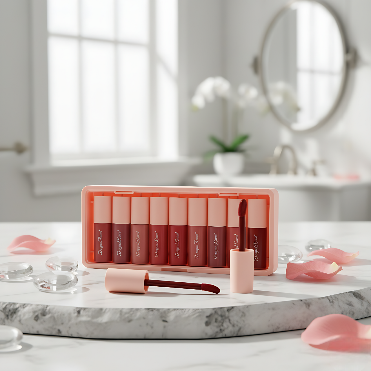 10-Piece Glitter Lip Set